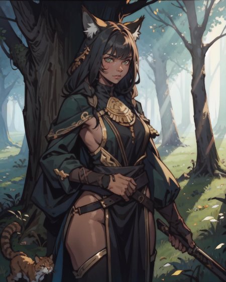 Красивая аниме девушка