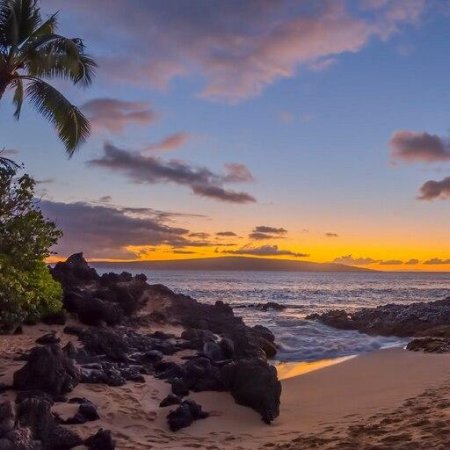 Пляж на закате