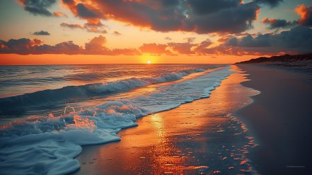 Красивые закаты на море