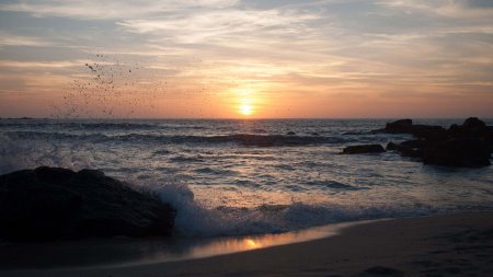 Море волны пляж