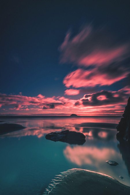 Пейзаж заря