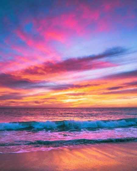 Разноцветный закат