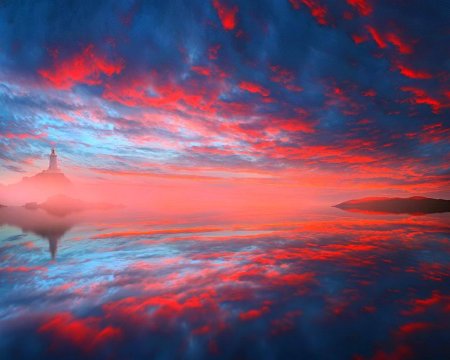 Закат красивый реалистичный