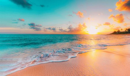 Постер море