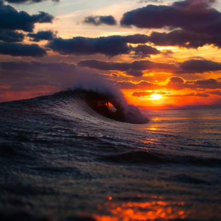 Закат на океане