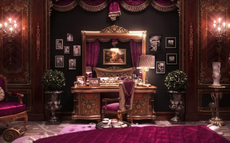 Королевская спальня готика