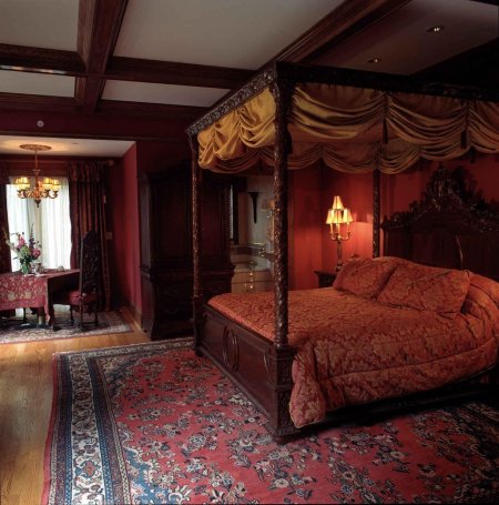 Английский особняк викторианский стиль интерьер спальня