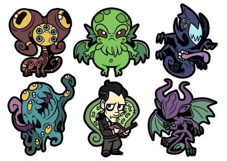 Лавкрафт ктулху чиби