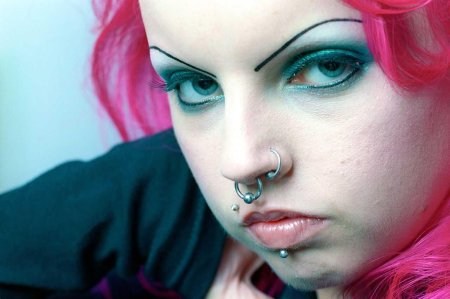 Готы пирсинг