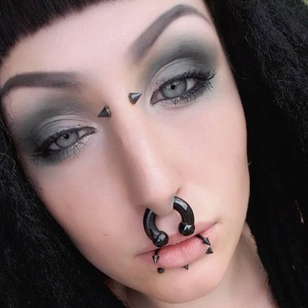 Септум острый чёрный