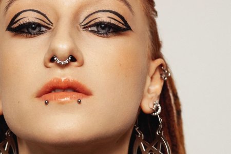 Пирсинг на лице виды