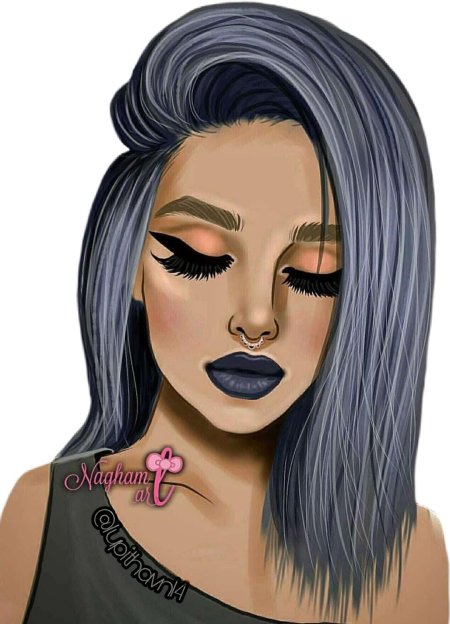 Мультяшная девушка