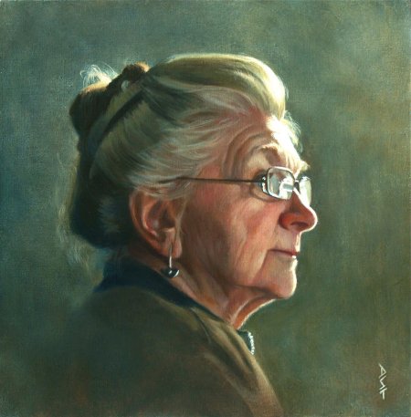 Портрет пожилой женщины