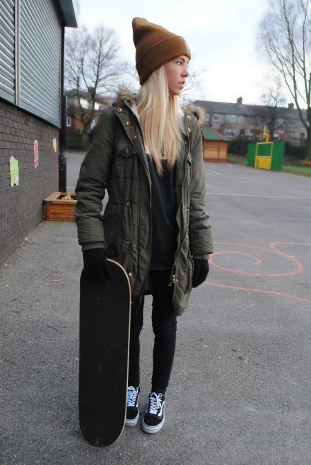 Скейтер герл стиль