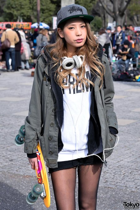 Куртка в стиле харадзюку