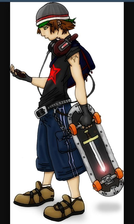 Скейтер аниме кун