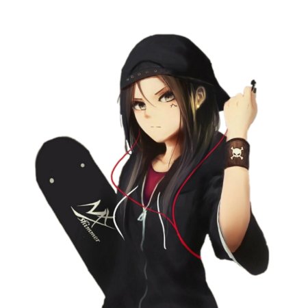 Аниме пацанка пофигистка