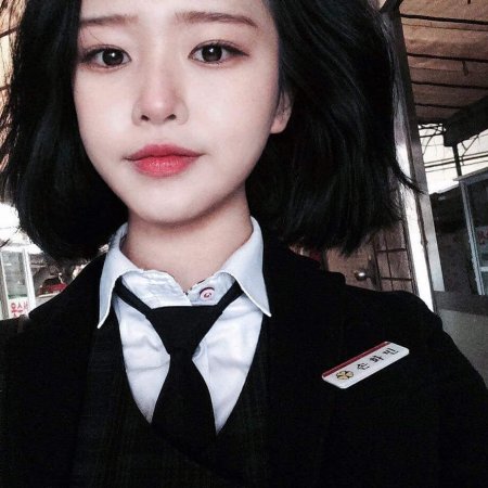 Кореянки ulzzang с чёрными волосами