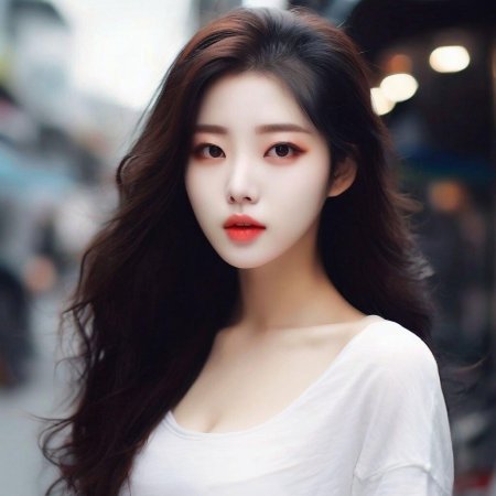 Красивая корейская девушка