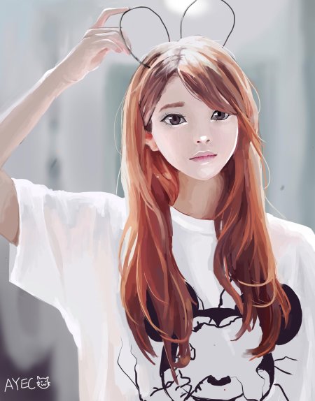 Арт девушек