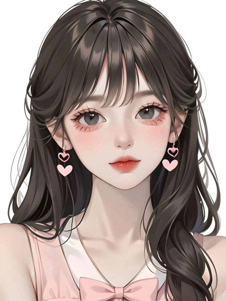 Красивая аниме девушка