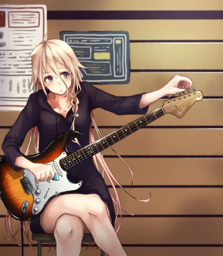 Аниме гитаристка