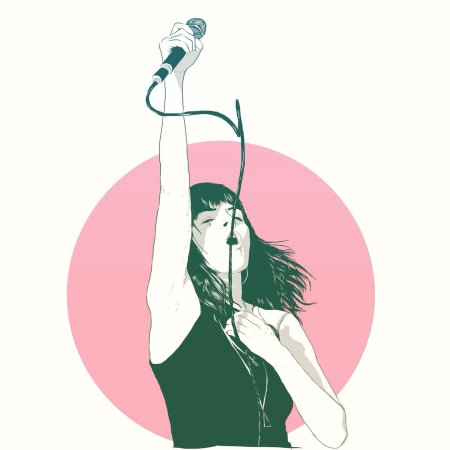 Рука с микрофоном