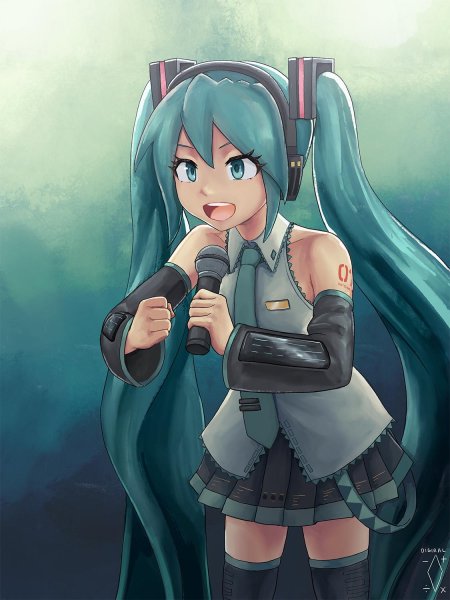 Hatsune miku vocaloid