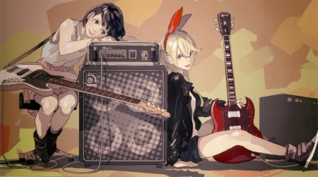 Аниме гитаристка