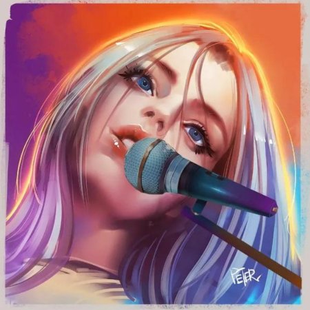 Девушка с микрофоном