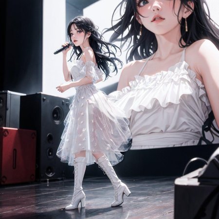 Девушка в платье