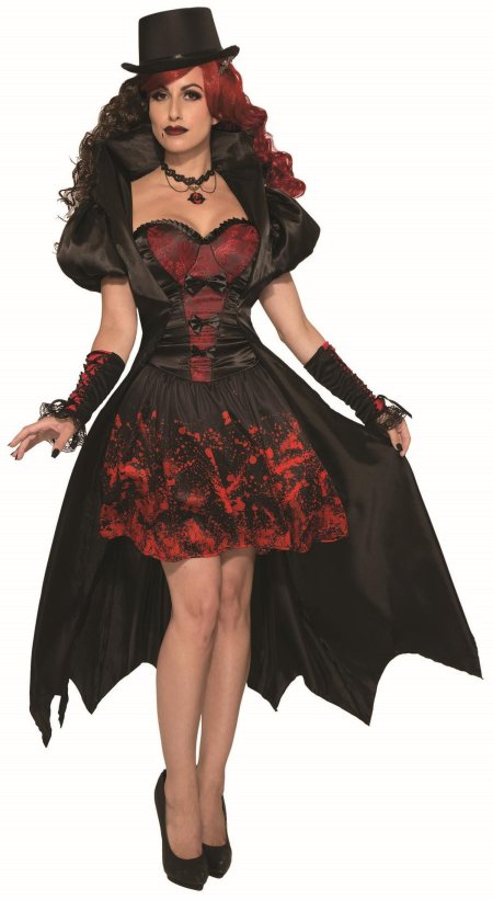 Костюм вампирши на хэллоуин