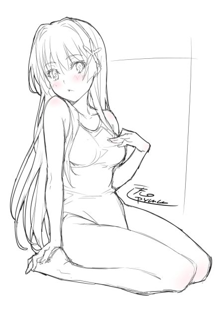 Аниме позы для рисования девушек