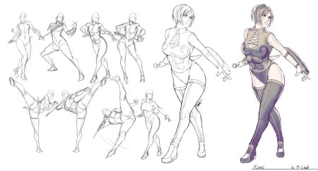 Женские позы для рисования