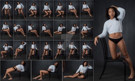 Позы для фотосессии девушек в студии