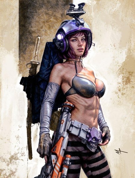 Арт барышня девушка