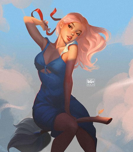 Ведьма на метле