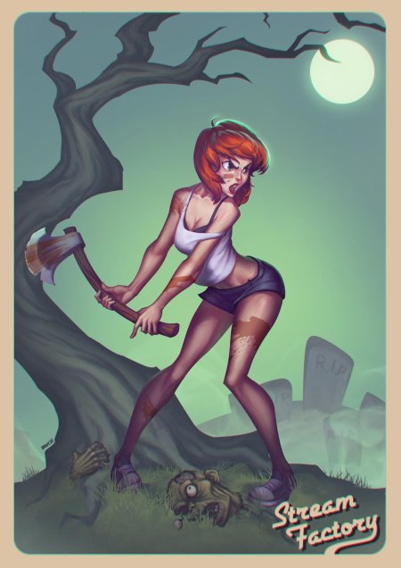 Девушки зомби