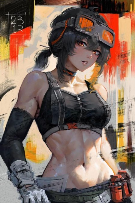 Аниме воительница