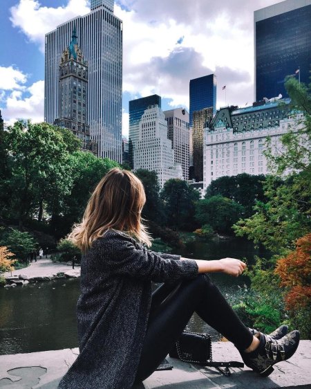 Девушка в нью йорке