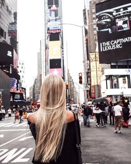 Блондинка в нью йорке
