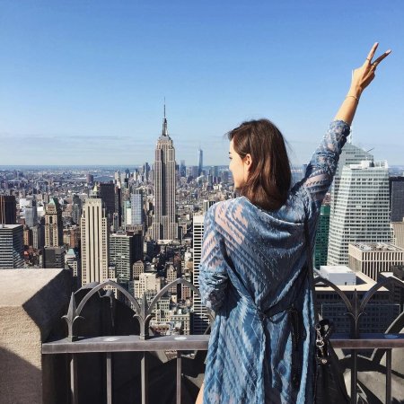 Девушка в нью йорке