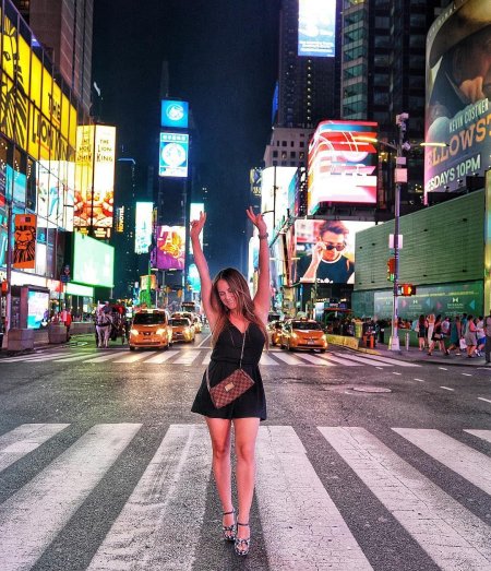 Девушка в нью йорке
