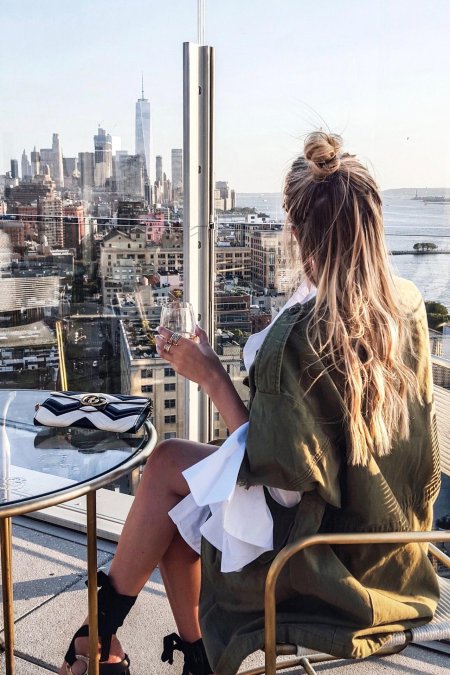 Девушка в нью йорке