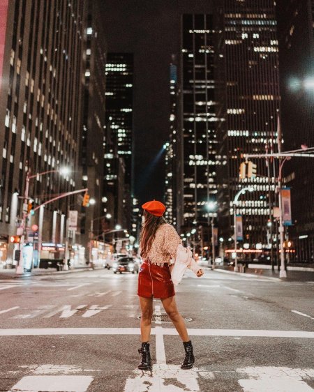 Девушка в нью йорке