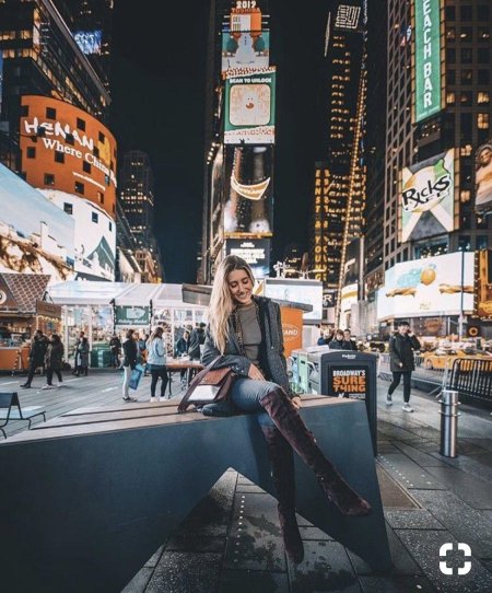 Девушка в нью йорке