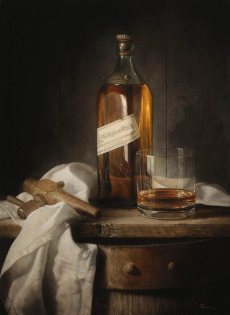 Натюрморт с коньяком