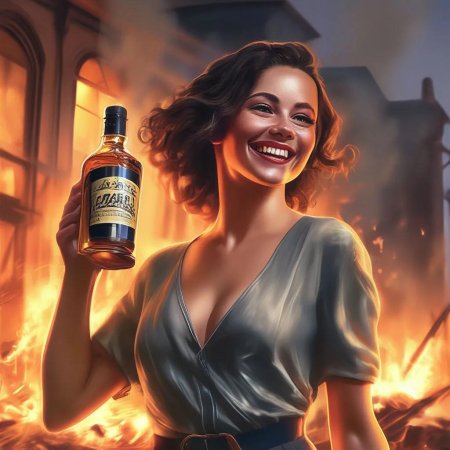 Девушка с виски