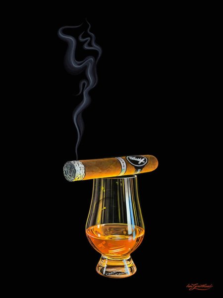 Сигара и виски