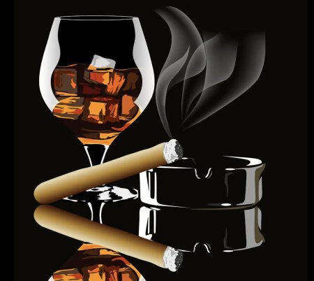 Виски и сигара